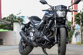 "Chạm mặt" môtô Yamaha MT-03 giá 139 triệu tại VN