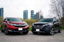 Hyundai Tucson bản nâng cấp 2018 "đấu" Honda CR-V