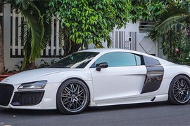 Siêu xe Audi R8 độ 1,5 tỷ đồng thăm nhà Cường Đô la