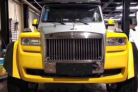 Phát sốt với Mercedes G-Class độ Rolls-Royce Ghost tiền tỷ