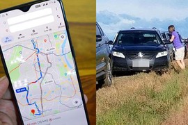 Nhờ Google Maps chỉ đường, hàng trăm lái xe mắc kẹt