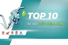 Top xe máy số tiết kiệm nhiên liệu nhất Việt Nam