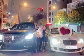 “Soi” xe Bentley và Lincoln tiền tỷ của nữ đại gia Dương Đường