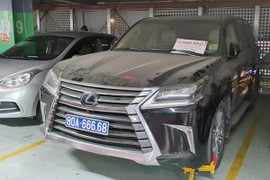 Bóc giá "xế sang" Lexus LX570 biển xanh 80A ở Tân Sơn Nhất