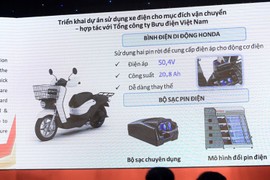 Sử dụng xe máy điện Honda Benly e: giao hàng tại Việt Nam