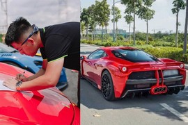 Video: Tống Đống Khuê trổ tài drift trên siêu xe Ferrari 458 Italia