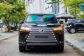 Cận cảnh "chuyên cơ mặt đất" Lexus LX600 2022 tới 13 tỷ ở Hà Nội