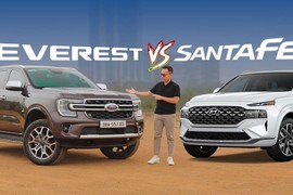 Hyundai SantaFe lắp ráp hưởng ưu đãi vẫn "thua" Ford Everest nhập khẩu