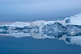 Bất ngờ tác dụng của bột đá dưới sông băng Greenland