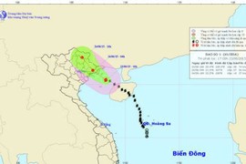 Bão số 1 cách bờ biển Quảng Ninh, Hải Phòng 150km