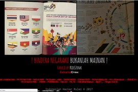 Website Malaysia bị tấn công vì sự cố in nhầm cờ tại SEA Games