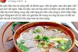 Bò viên làm từ... thịt heo