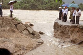 Tìm thấy thi thể Phó Chủ tịch xã bị lũ cuốn cả người và xe ở Bình Định