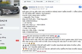 Hàng chục nghìn người bị lừa bởi fanpage "tặng Mazda6"