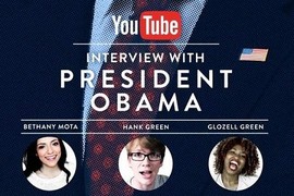 Phỏng vấn trực tiếp Tổng thống Mỹ Obama ngay trên Youtube