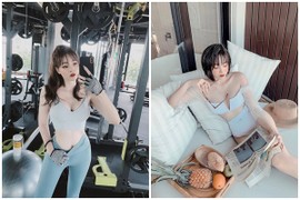 Hot mom nổi tiếng khoe bụng phẳng lì khiến hội chị em ngất ngây