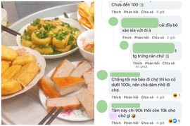 Khoe mâm cơm giá 100K, "ông chồng của năm" bị netizen dọa điều này