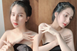 Hot girl Thiên An chuẩn minh chứng "gái một con trông mòn con mắt"