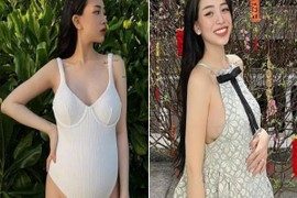 Ái nữ đại gia Minh Nhựa: Bà bầu sành điệu khoe vòng 1 