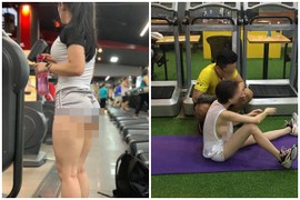 Nhiều chị em gây tranh cãi vì diện trang phục tập gym kiệm vải