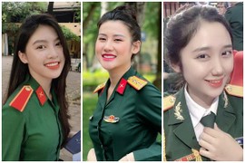 Xinh đẹp, nổi tiếng dàn “hot girl quân nhân” gây sốt trên MXH