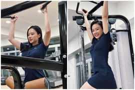 “Nữ thần cơ bắp” mặc váy ngắn cũn tập gym gây tranh cãi