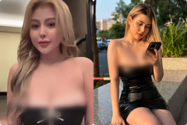 Diện trang phục o ép, hot girl lai chia sẻ việc khó giảm cân