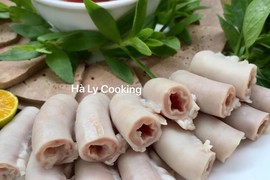 Mùa nắng nóng, luộc lòng heo thế nào cho vừa trắng vừa giòn lại thơm ngon?