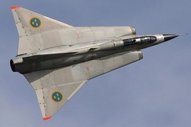 Kỳ dị "rồng sắt" Saab 35 Draken của Không quân Thụy Điển