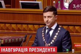 Toàn cảnh lễ nhậm chức Tổng thống Ukraine của ông Zelensky