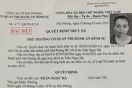 Hải Phòng: Bắt giữ “nữ quái” bán ma túy bị truy nã đặc biệt