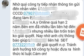 Tá hỏa vì không vay vốn cũng bị “khủng bố” đòi nợ