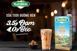 Sữa đường đen 100 điểm NutiMilk giúp mẹ dụ bé uống sữa trong “tích tắc”