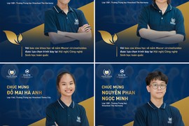 Học sinh Vinschool báo cáo khoa học tại Hội nghị Công nghệ Sinh học toàn quốc 2021