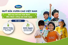 Hành trình năm thứ 15 của quỹ sữa vươn cao Việt Nam khởi động, mang sữa đến cho 21.000 trẻ em