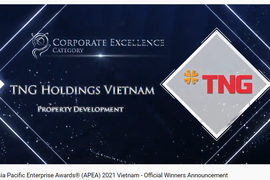 TNG Holdings Vietnam - Doanh nghiệp xuất sắc Châu Á