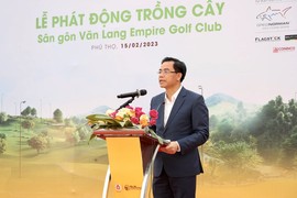 Phát động trồng cây phủ xanh 16 ha dự án sân golf tại tỉnh Phú Thọ