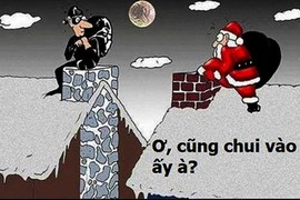 Ảnh chế cười vỡ bụng về ông già Noel