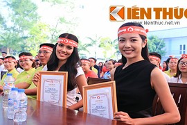 Nhiều Hoa hậu, Á hậu hào hứng tham gia ngày hội hiến máu 2016