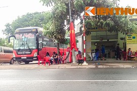 Bình Dương: Nhà xe Huệ Nghĩa ngang nhiên lập bến “cóc” trái phép 