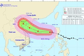 Bão số 7 giật cấp 16-17 tăng tốc hướng vào Việt Nam 