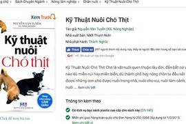 Tranh cãi “nảy lửa” về cuốn sách “Kỹ thuật nuôi chó thịt”