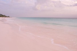 Ngẩn ngơ bãi biển cát hồng ở Bahamas 