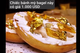 Video: Cận cảnh chế biến chiếc bánh mì giá 1.000 USD