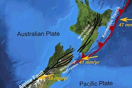 “Quái vật” cựa mình bên dưới New Zealand