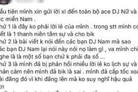 Chê nữ DJ và MC miền Nam thậm tệ, DJ Quảng Bình bị "ném đá" sấp mặt