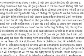 Bị cắm 2 cái sừng, vợ đòi ly thân khiến chồng dọa tự tử