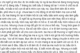 Vợ mang thai đau đớn khi nghe chồng tuyên bố điều này