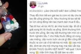 Sự cố hy hữu từ việc nhắm mắt uống thuốc khiến cô gái tắt tiếng