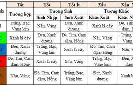 Bí quyết chọn màu hợp mệnh để làm ăn thuận lợi, hút tài lộc